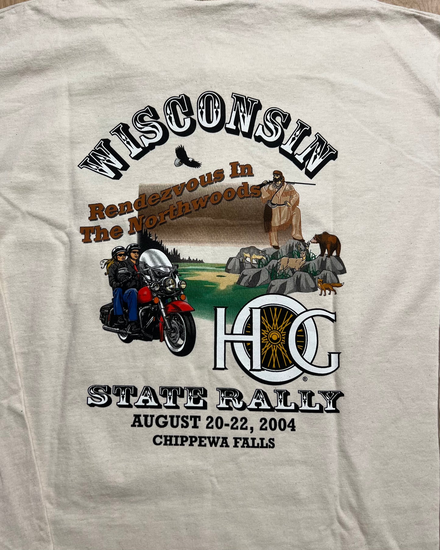 2004 Wisconsin Harley Owners Group Chippewa Falls State Rally Long Sleeve