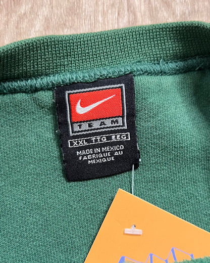 Vintage Forrest Green Distressed Nike Crewneck