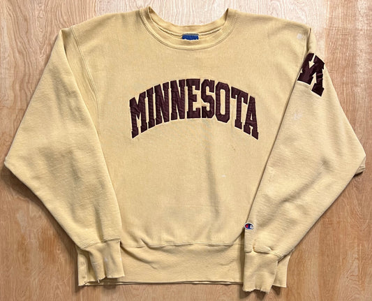 Early 2000's University of Minnesota Champion Reverse Weave Crewneck