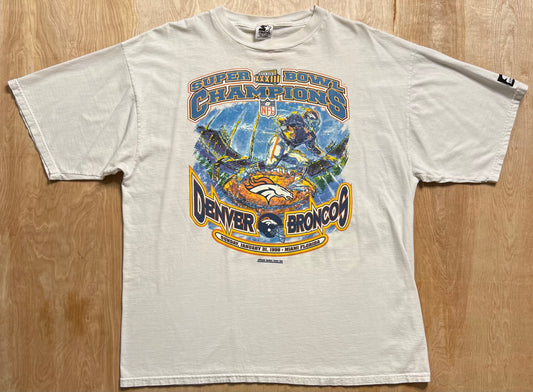 1999 Denver Broncos Super Bowl Champions Starter T-Shirt