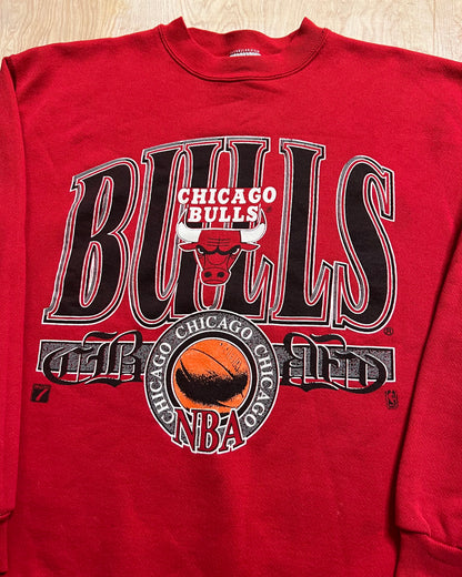 1990's Chicago Bulls Logo 7 Crewneck