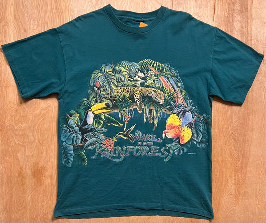 1990's "Wake up to the Rainforest" Single Stitch T-Shirt