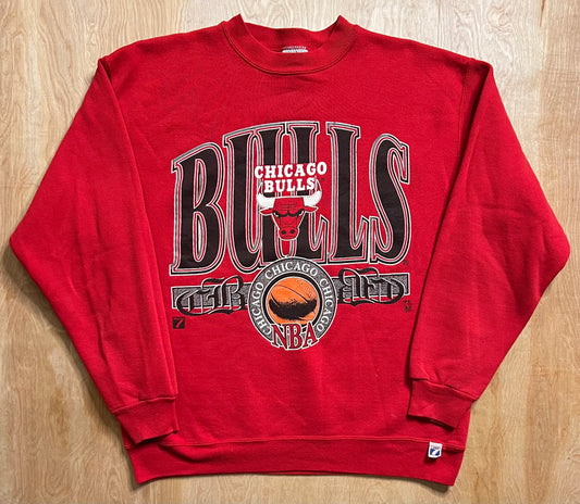 1990's Chicago Bulls Logo 7 Crewneck