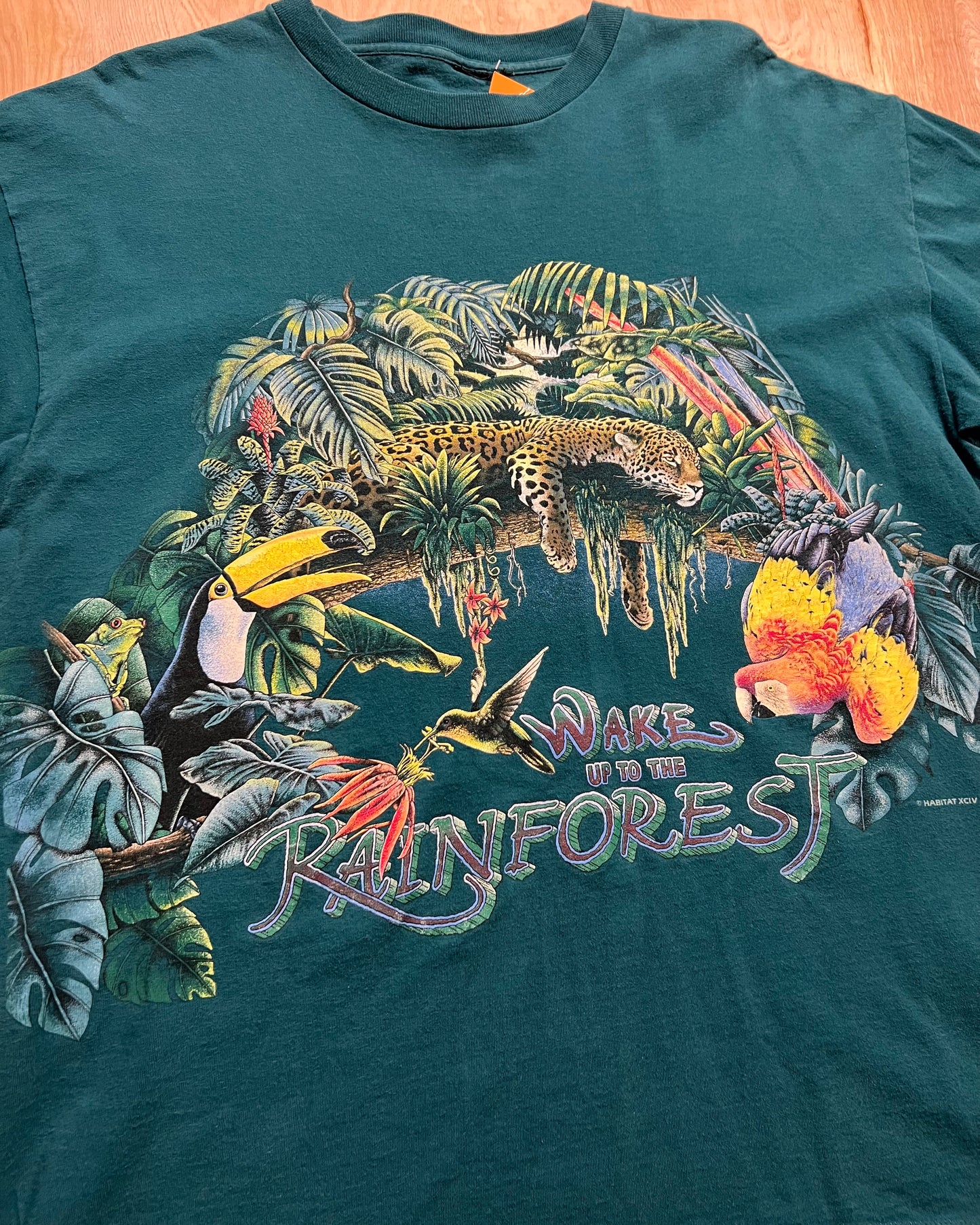 1990's "Wake up to the Rainforest" Single Stitch T-Shirt