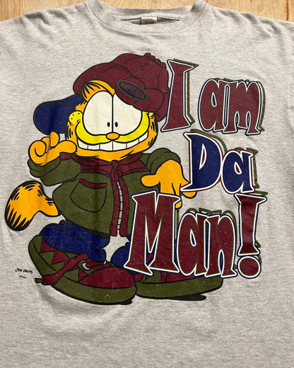 1990's Garfield "I Am Da Man" T-Shirt