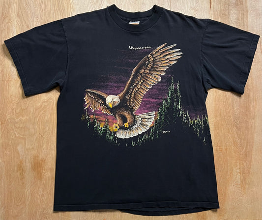 1990's Wisconsin x Eagle Single Stitch T-Shirt