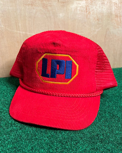 Vintage LPI Corduroy Truckers Hat