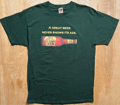 2002 Leinenkugels "A Great Beer Never Shows Its Age" T-Shirt