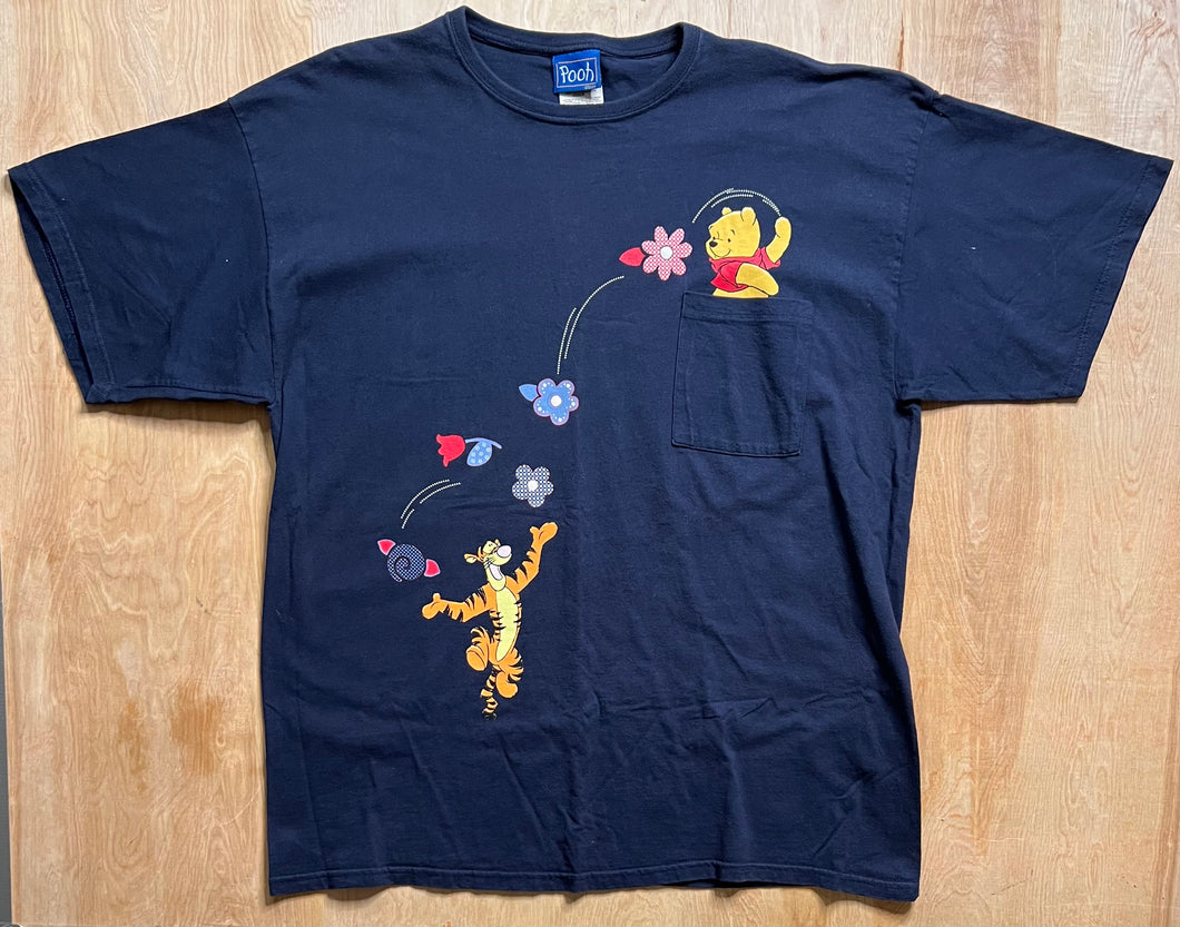Vintage Pooh x Tigger Pocket T-Shirt