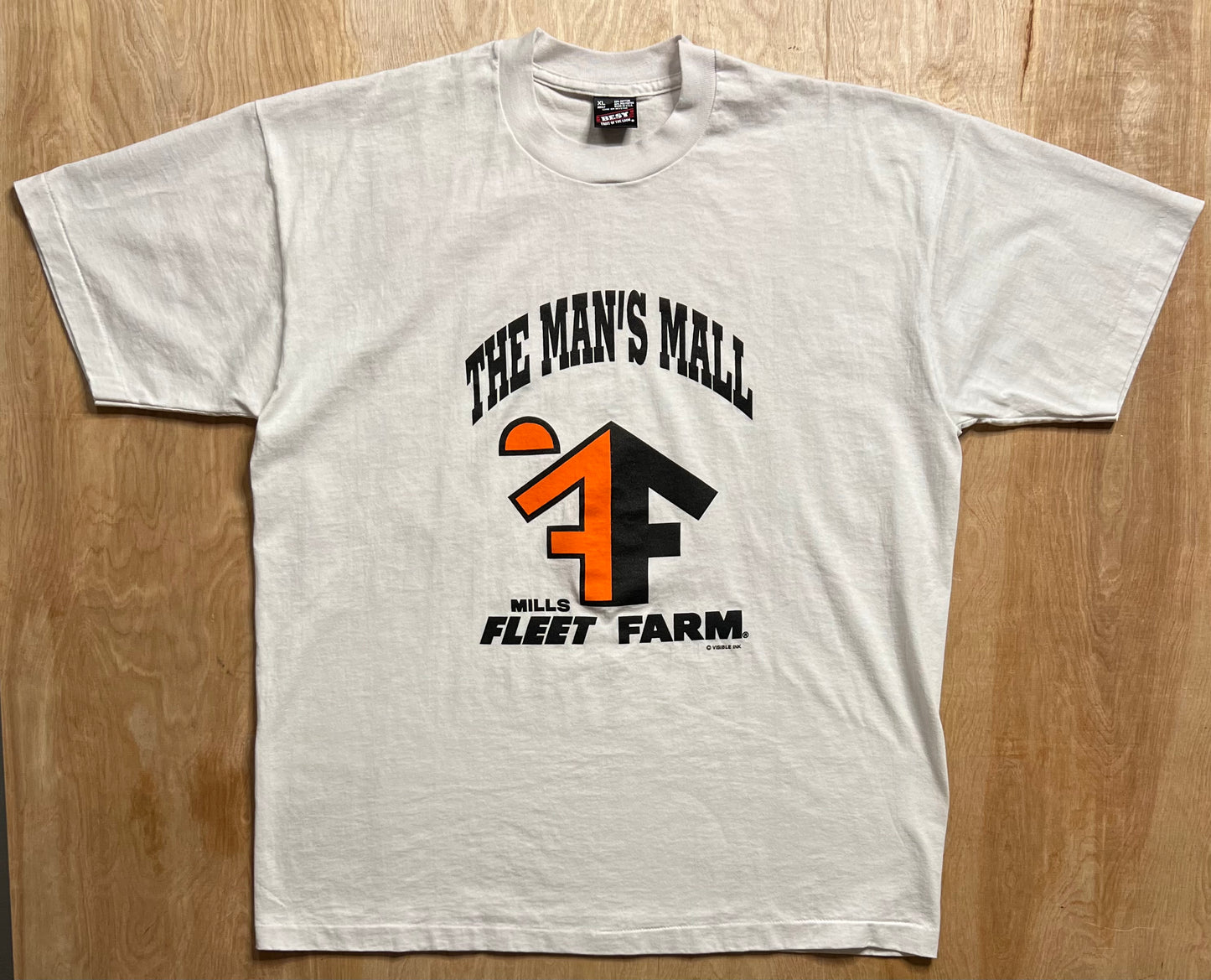 1990's Mills Fleet Farm "The Mans Mall" Single Stitch T-Shirt