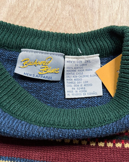 Vintage Backyard Blues Sweater