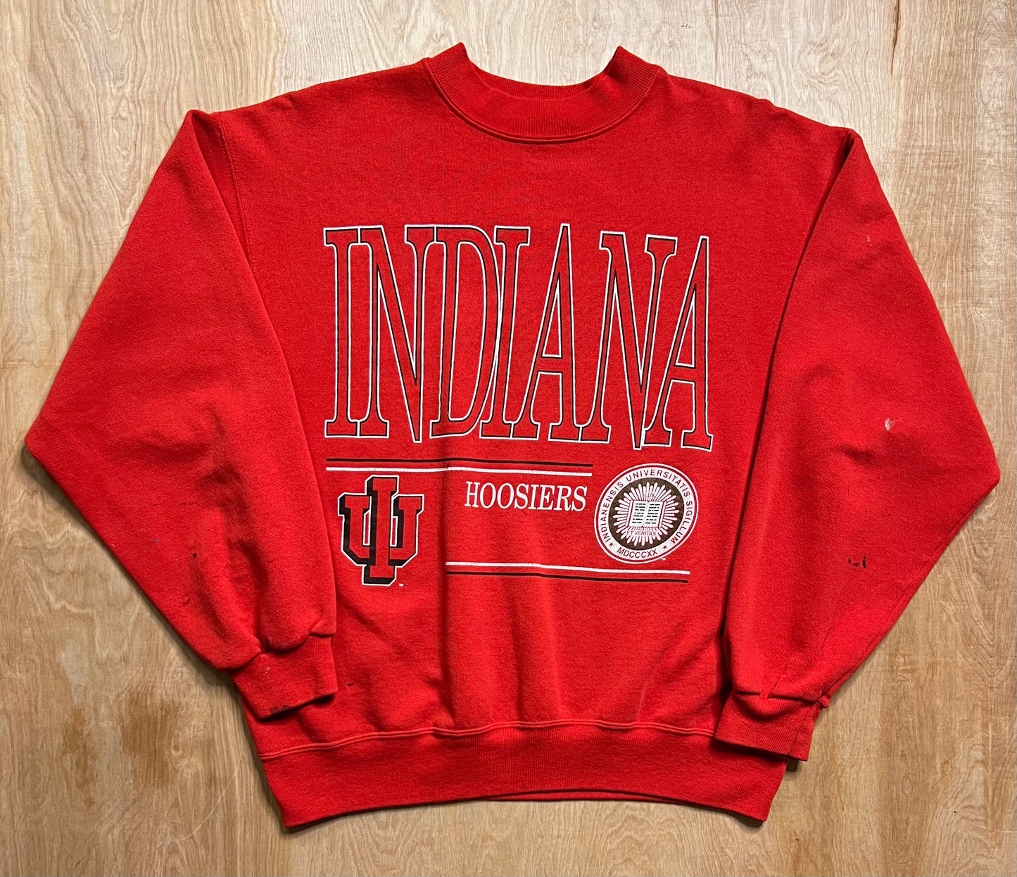 1990's Indiana Hoosiers Distressed Crewneck