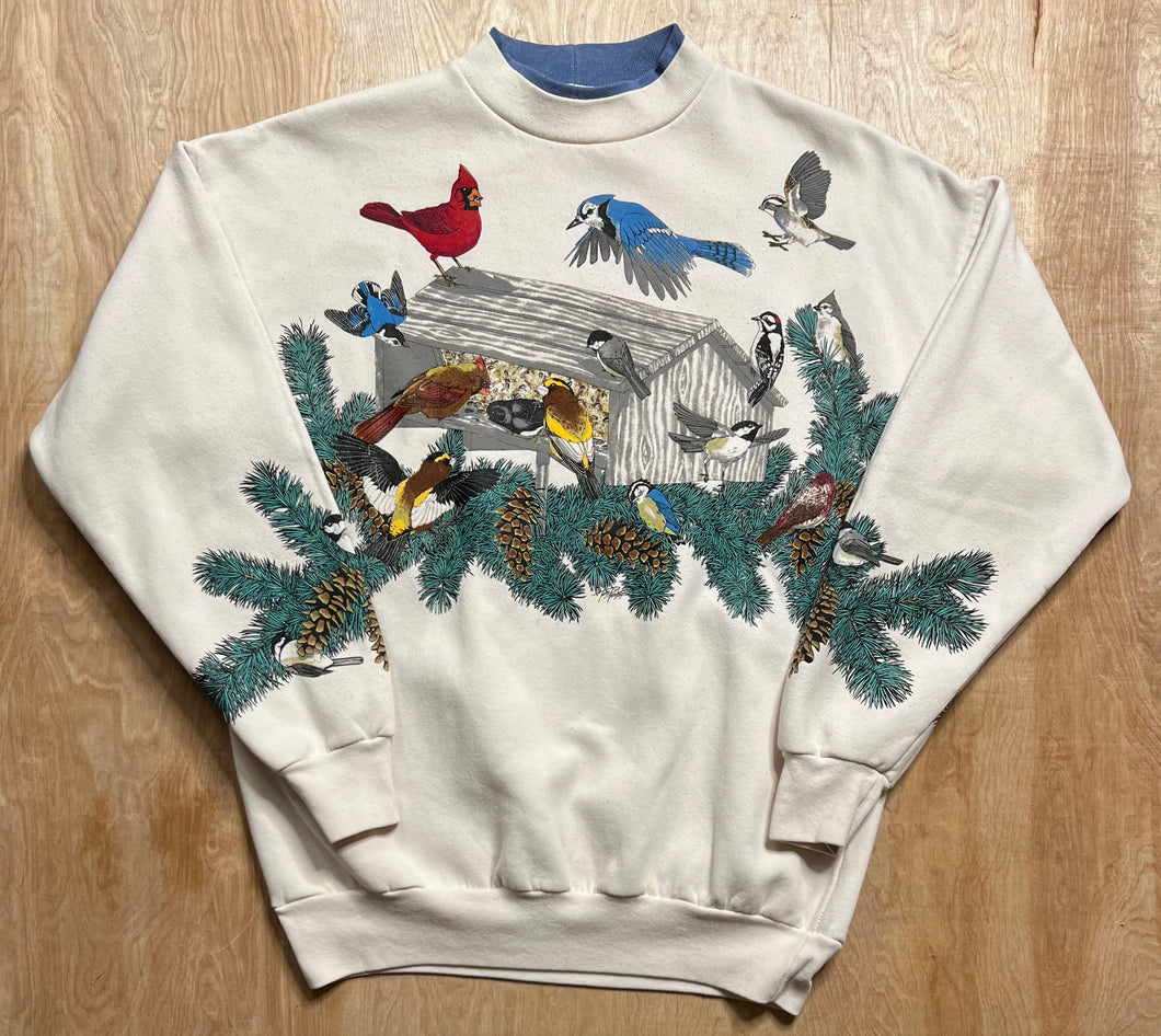 1990's Birds AOP Artisans Designs Crewneck
