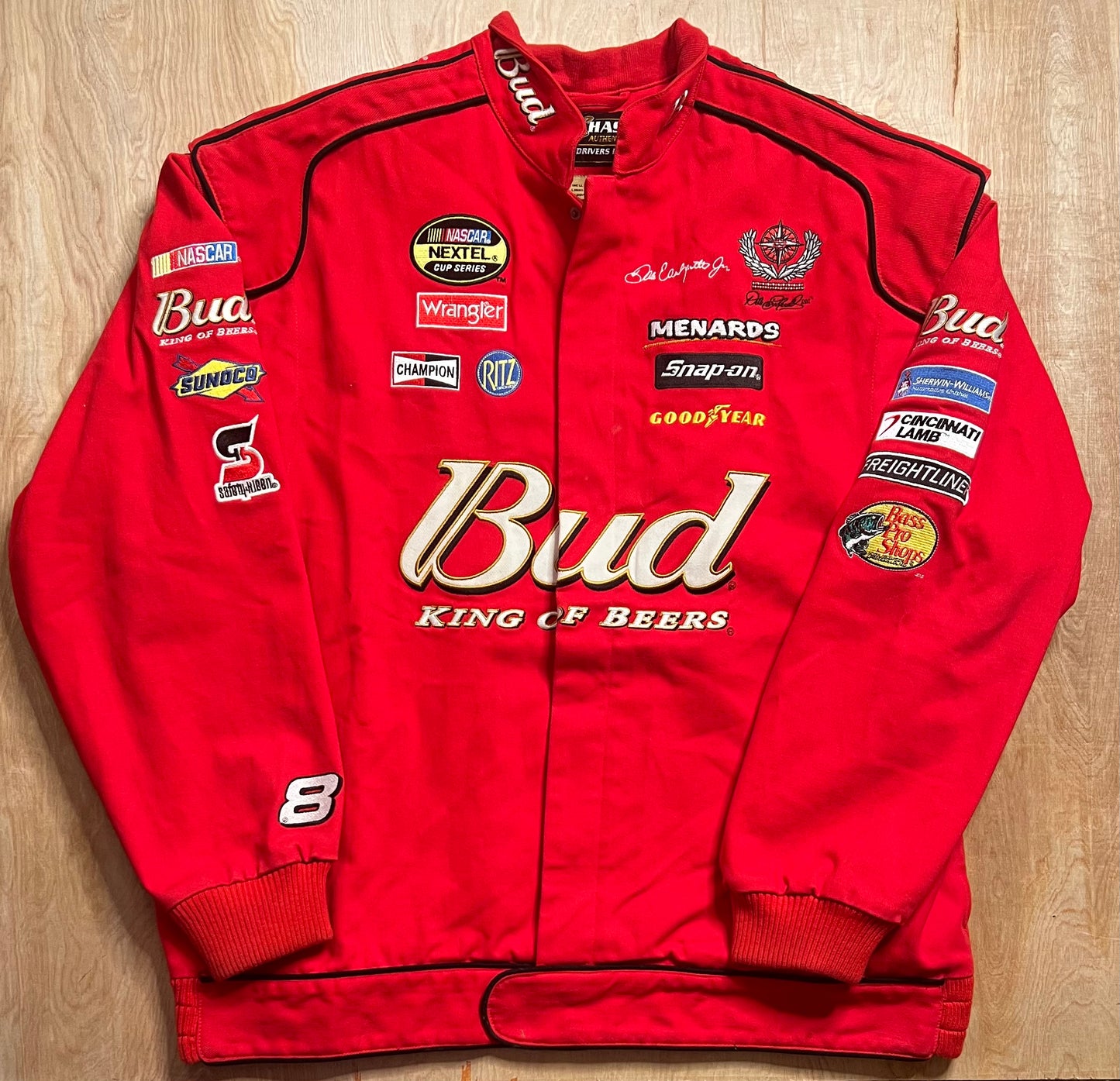 Vintage Budweiser "Bud King of Beer" Racing Jacket