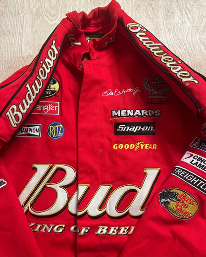 Vintage Budweiser "Bud King of Beer" Racing Jacket