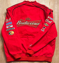 Load image into Gallery viewer, Vintage Budweiser &quot;Bud King of Beer&quot; Racing Jacket
