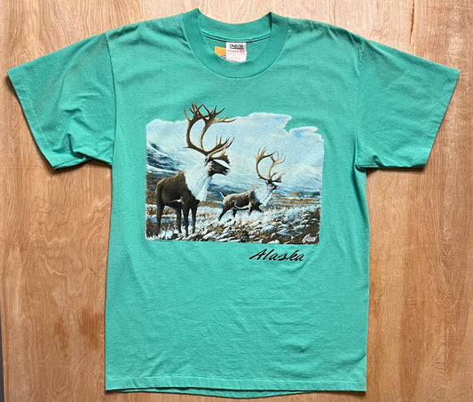 1988 Alaska Reindeer Single Stitch T-Shirt