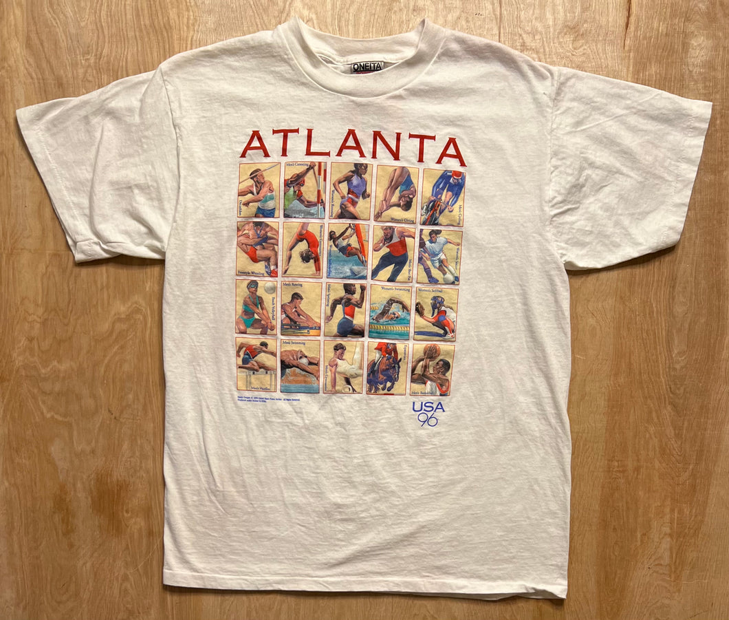 1996 Atlanta Olympics Team USA Single Stitch T-Shirt