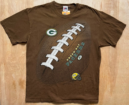 Vintage Green Bay Packers "Football" T-Shirt
