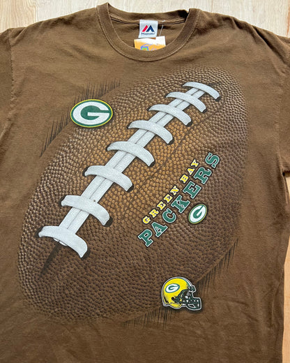 Vintage Green Bay Packers "Football" T-Shirt