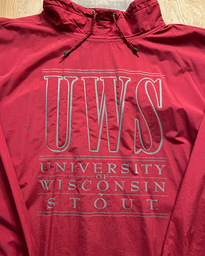 1990's University of Wisconsin Stout Windbreaker