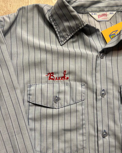 1980's Unitag "Bud" Dress Shirt