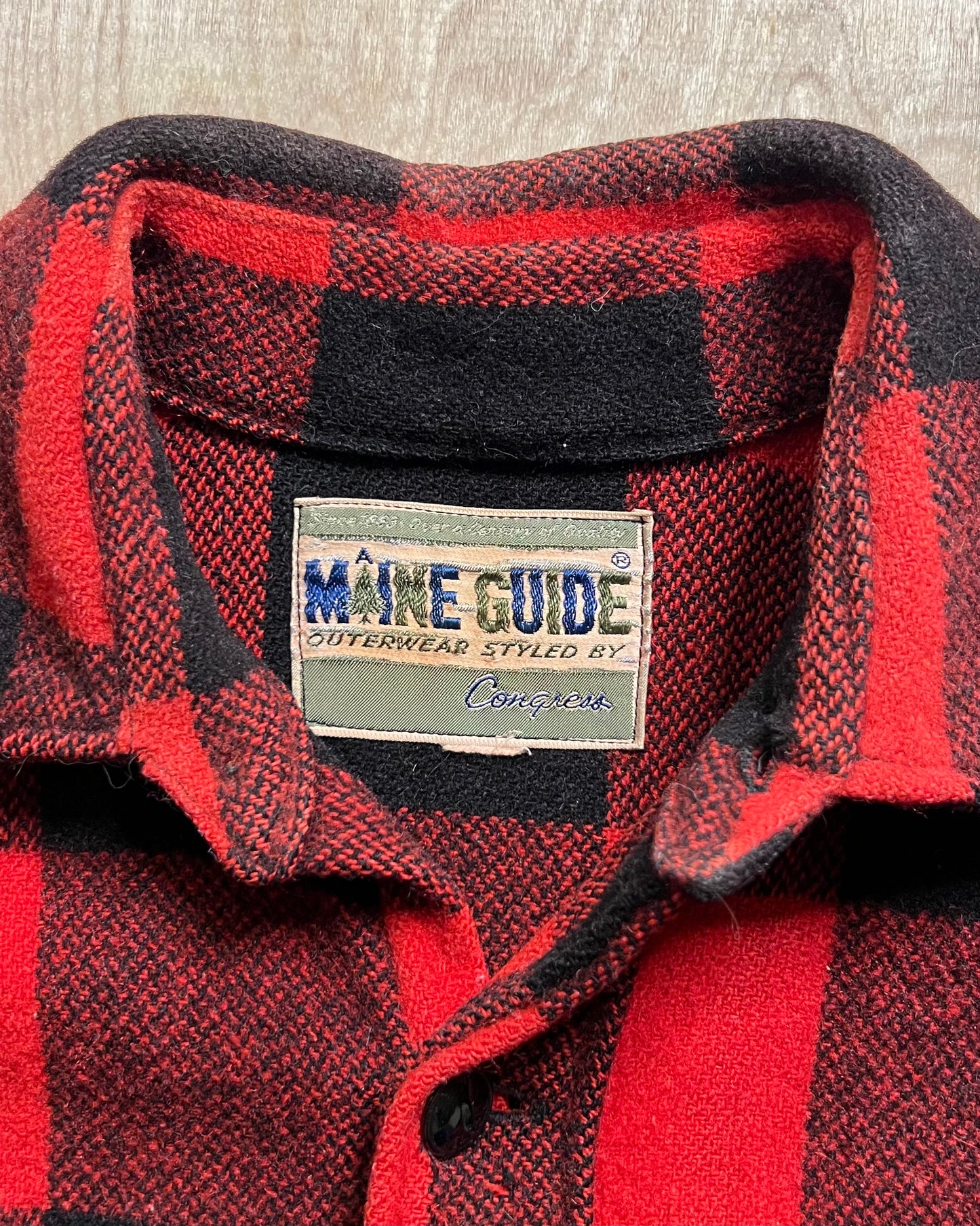Vintage Maine Guide Heavy Flannel