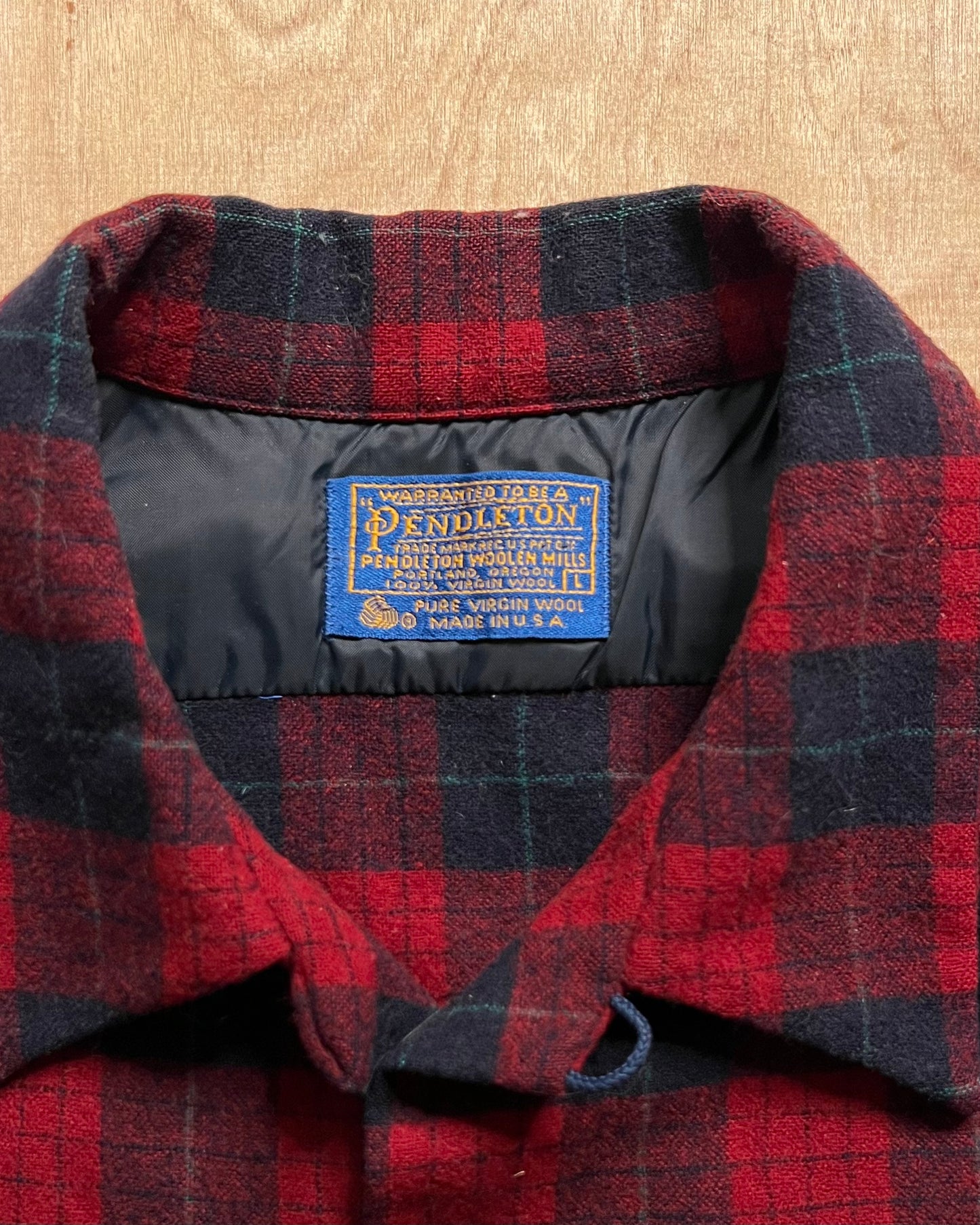Vintage Pendleton Pure Virgin Wool Flannel