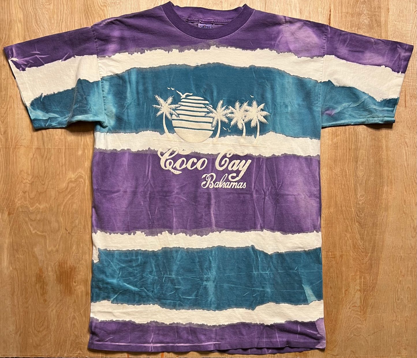 Vintage Coco Cay Bahamas Single Stitch Tie Dye T-Shirt