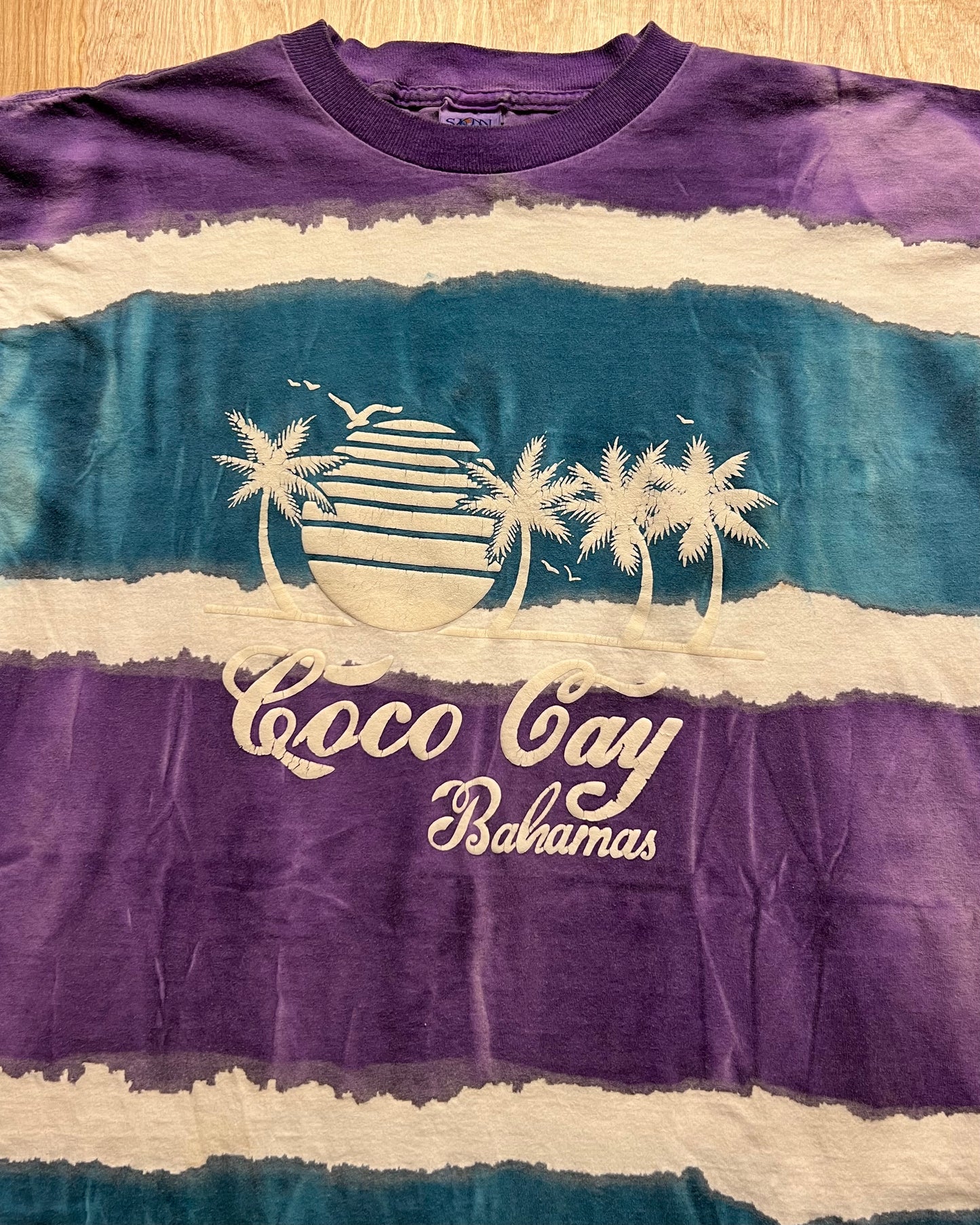Vintage Coco Cay Bahamas Single Stitch Tie Dye T-Shirt