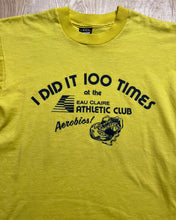 Load image into Gallery viewer, 1990&#39;s Eau Claire Athletic Club &quot;I Did it 100 Times&quot; Single Stitch T-Shirt
