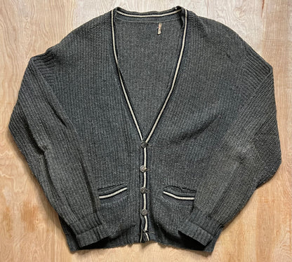 Vintage No Tag Wool Cardigan Sweater