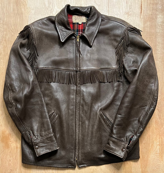 Vintage Midwestern Sport Togs Leather Jacket