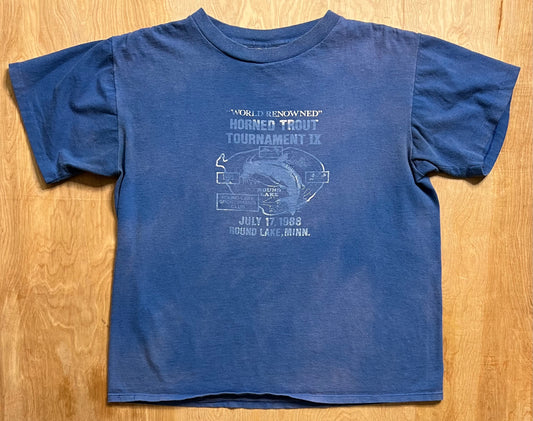 1988 World Renowned Horned Trout Tournament Single Stitch T-Shirt