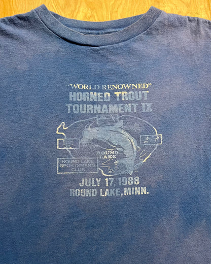 1988 World Renowned Horned Trout Tournament Single Stitch T-Shirt