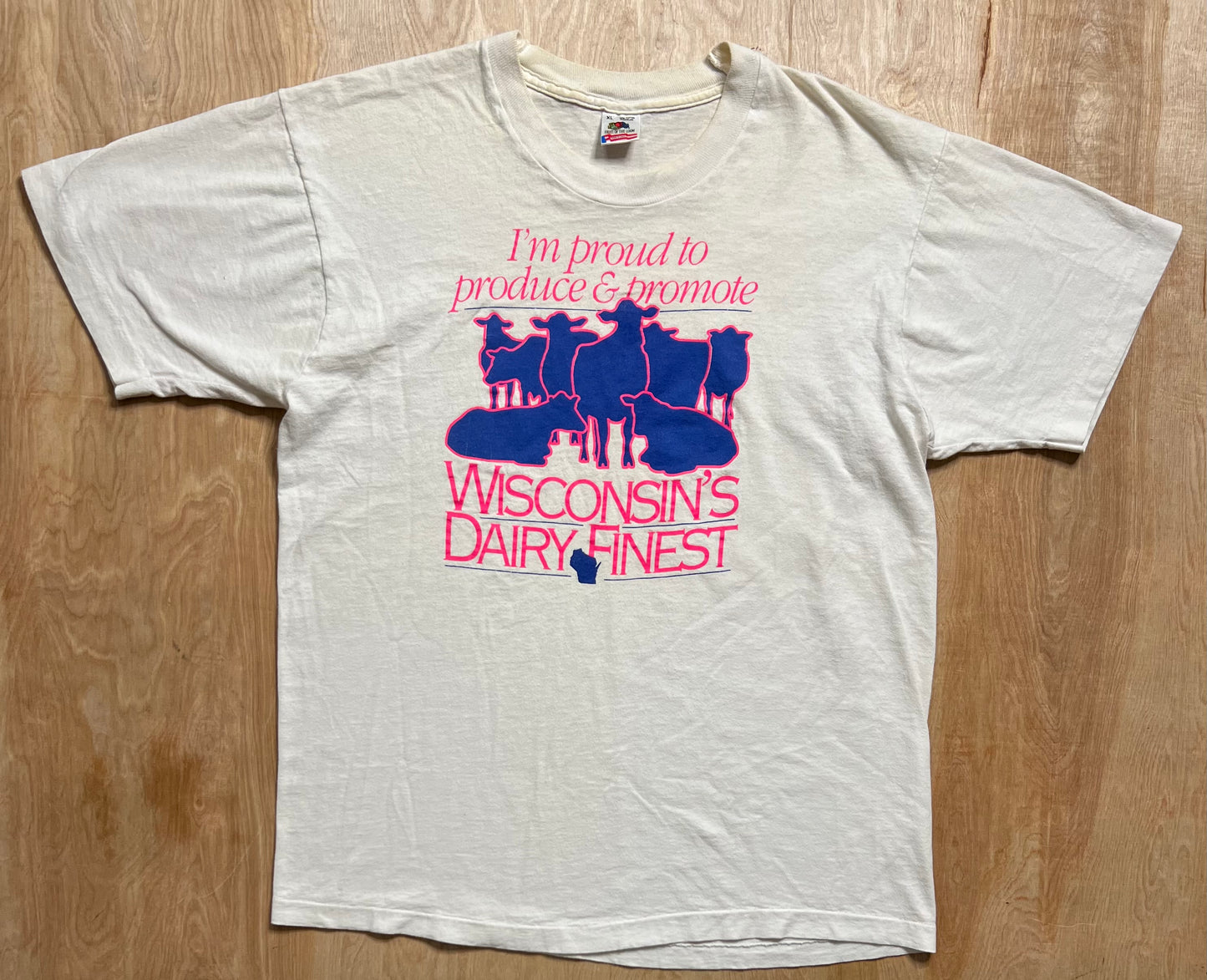 1990's "Wisconsin's Dairy Finest" Single Stitch T-Shirt