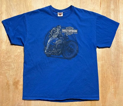 Harley Davidson Skull x Motorcycle LaCrosse Area T-Shirt