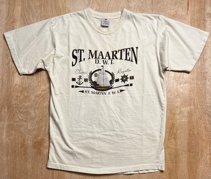 Vintage St. Maarten D.W.I. Sailing T-Shirt