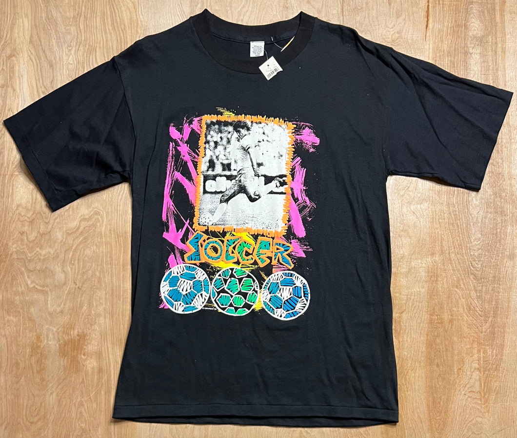 1990 Deadstock Soccer Single Stitch T-Shirt