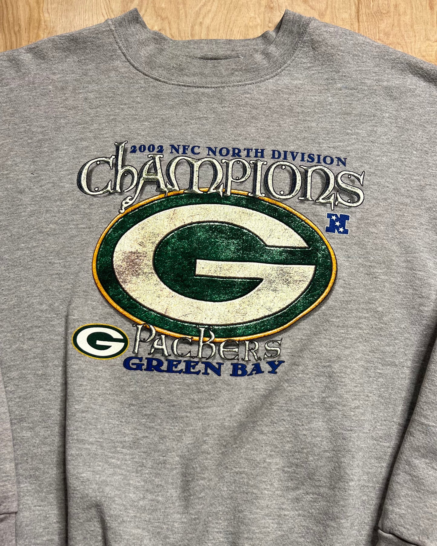 2002 Green Bay Packers NFC North Champions Crewneck