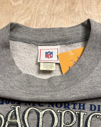 2002 Green Bay Packers NFC North Champions Crewneck