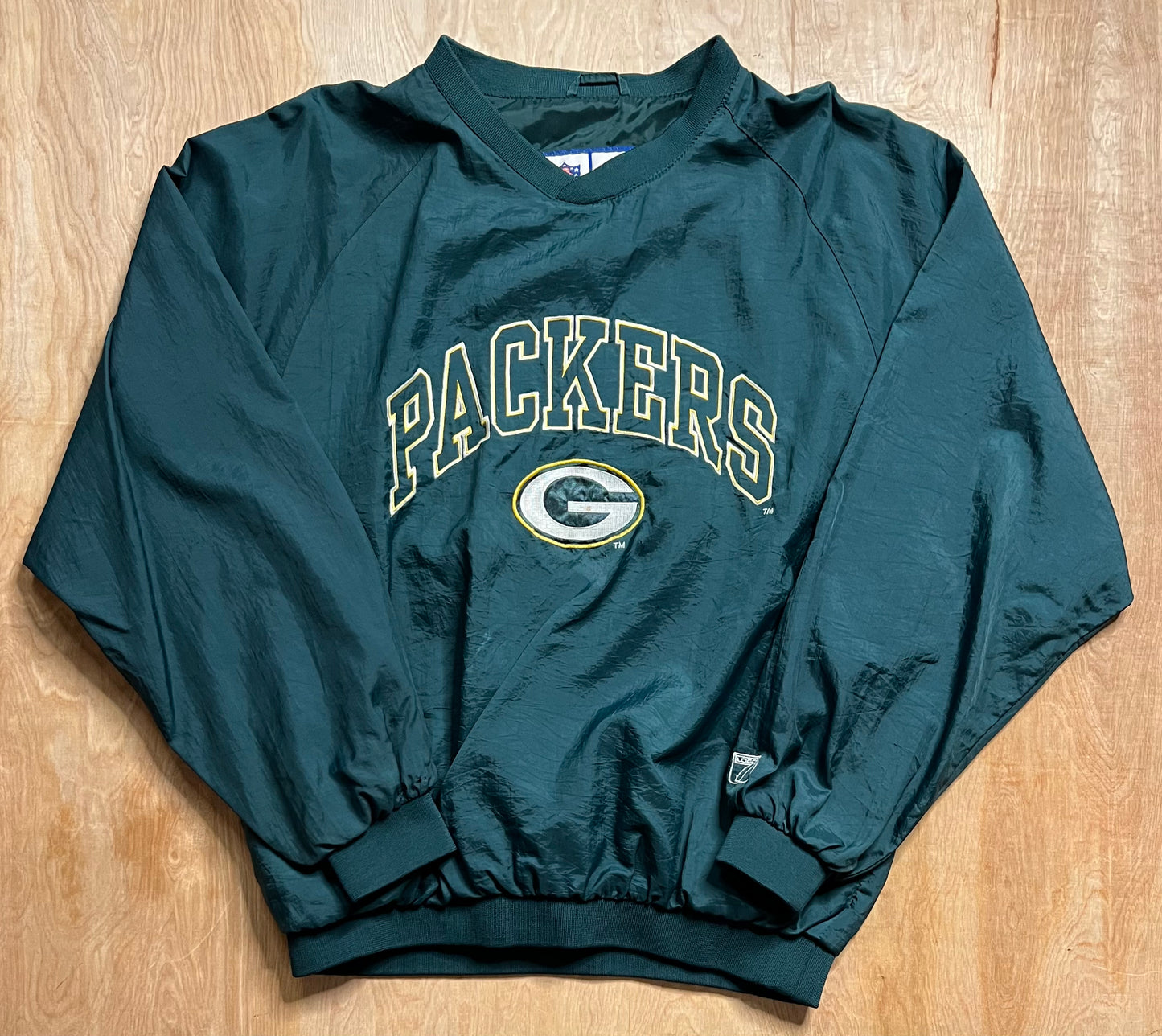 1990's Green Bay Packers Logo 7 Windbreaker