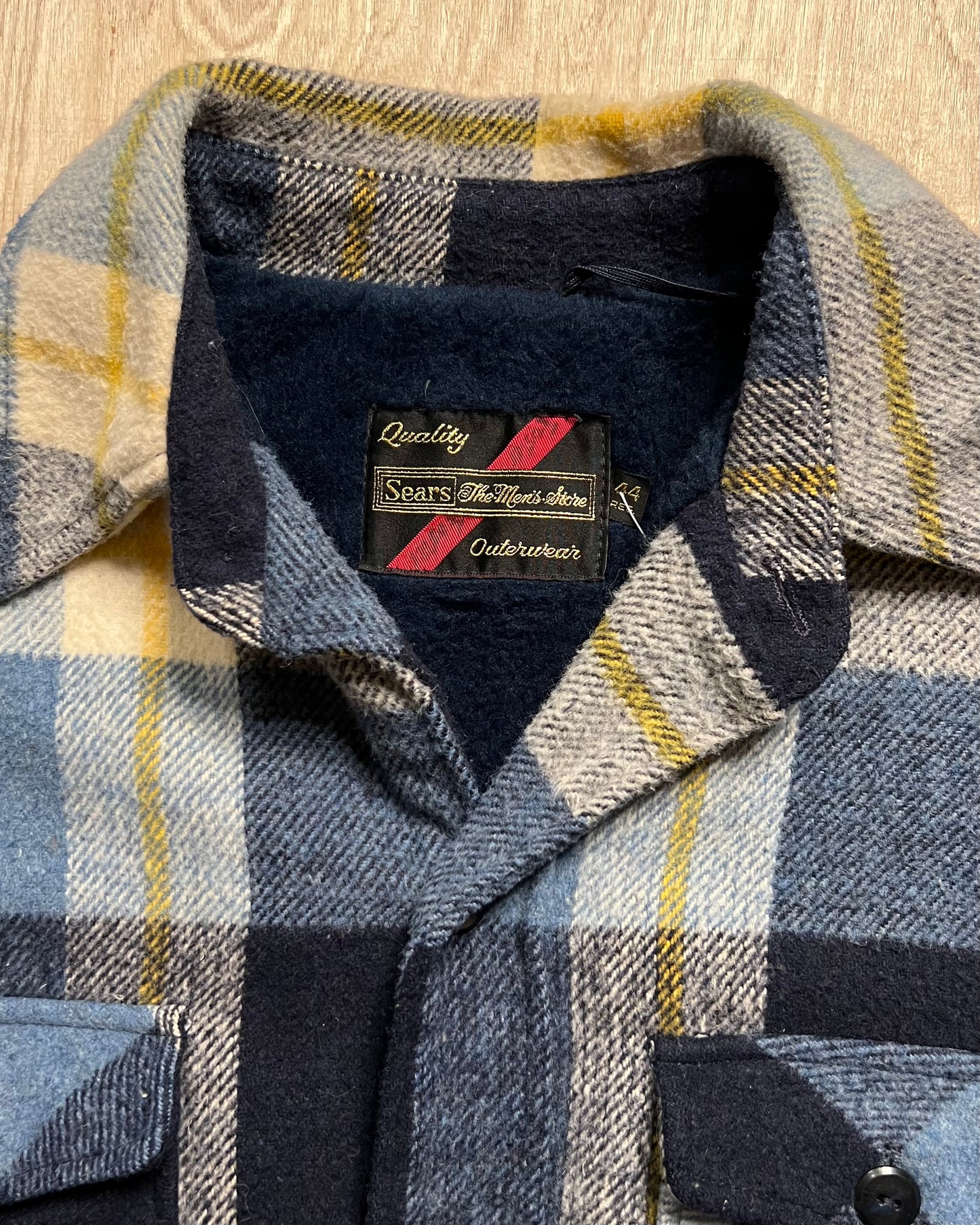 Vintage Sears "The Men's Store" Insulated Flannel Jacket
