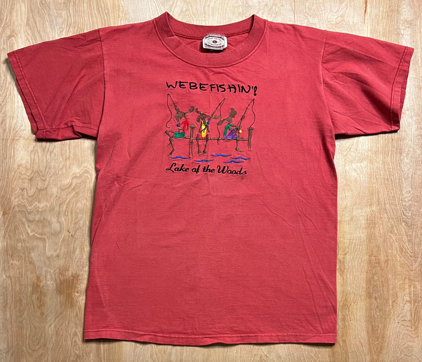 1990's Lake of the Woods "We Be Fishin'!" T-Shirt