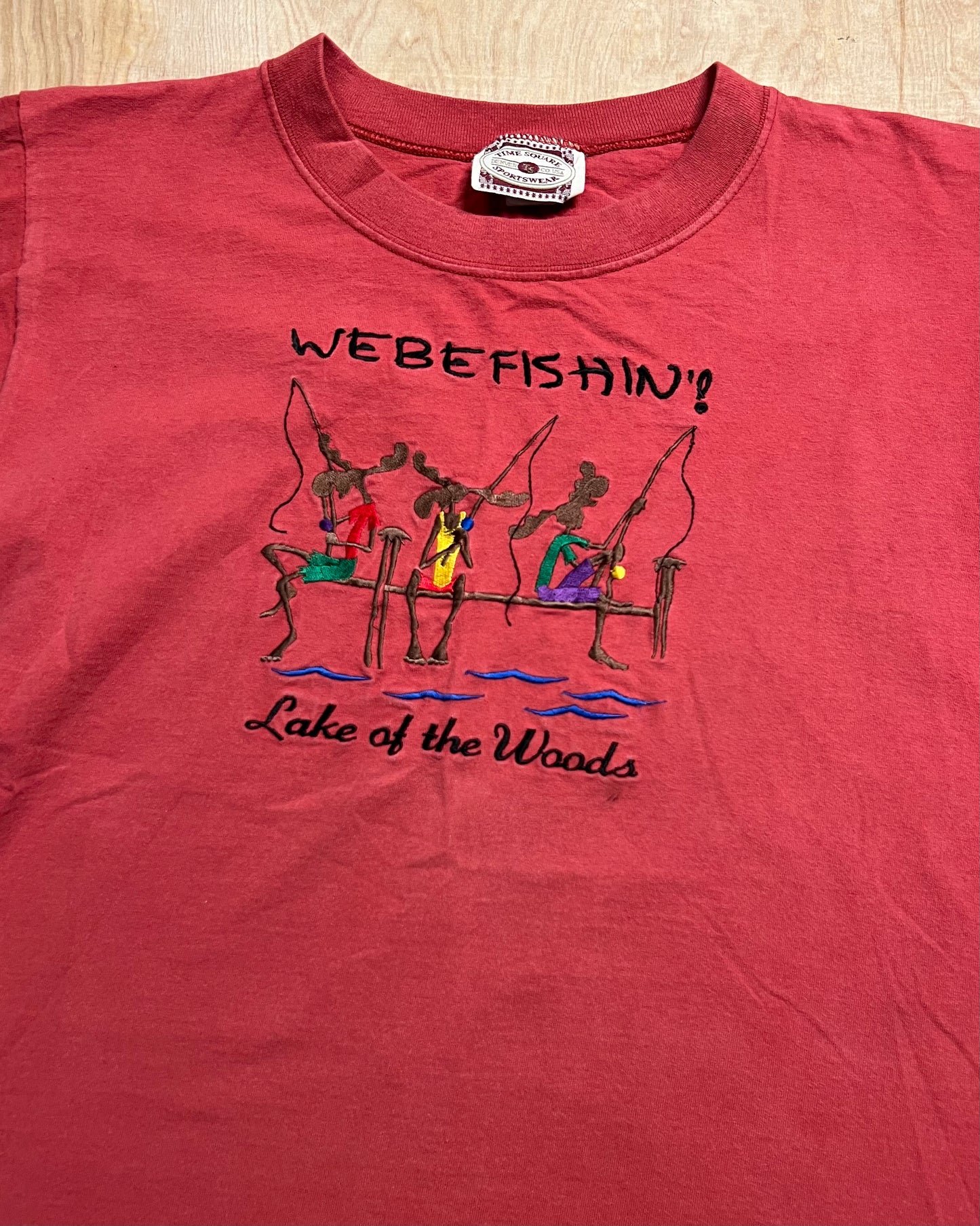 1990's Lake of the Woods "We Be Fishin'!" T-Shirt