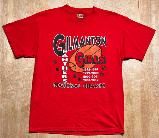 2002 Gilmanton Panthers Girls Basketball T-Shirt