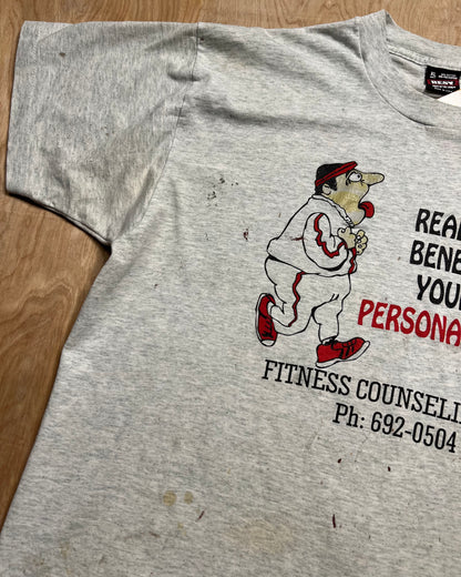 Early 90's Distressed Personal Trainer Single Stitch T-Shirt