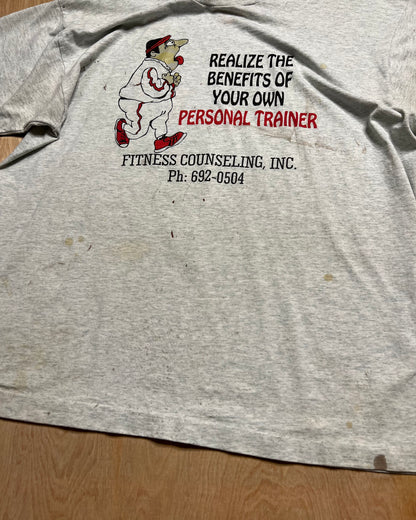 Early 90's Distressed Personal Trainer Single Stitch T-Shirt