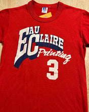 Load image into Gallery viewer, 1990&#39;s Eau Claire Printing Single Stitch T-Shirt

