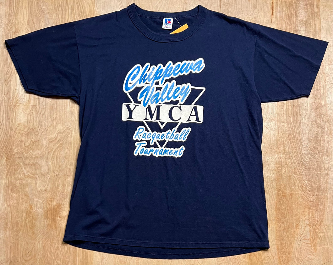 1990's Chippewa Valley YMCA Racquetball Tournament Single Stitch T-Shirt